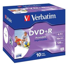 Įrašomas kompaktinis diskas Verbatim 43508, 4.7 GB, 10vnt.