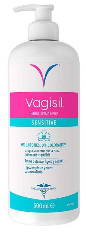 Intymios higienos prausiklis Vagisil Sensitive, 500 ml