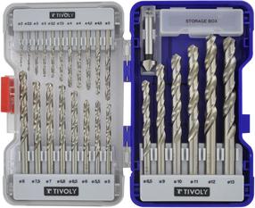 Metallist puurikomplekt Tivoly 11452070002, metall/teras, hss, silindriline, 2 mm x 20.5 cm