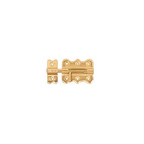 Durvju aizbīdnis Haushalt BFX DIY, misiņa krās., 6 cm