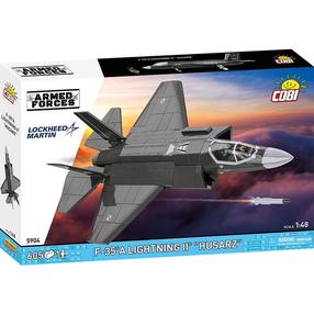 Конструктор Cobi Armed Forces F-35A Lightning II "Husarz" 5904, 605 шт., серый цв.