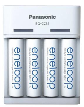 Elementų įkroviklis Panasonic BQ-CC61 + 4 x AA