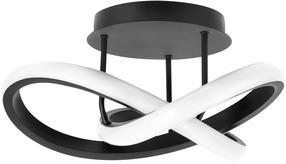 Lampa griesti Candellux Lighting Weave 31-54128, LED, 3000 - 6000 °K, 1 x 32 W, balta krās. / melna krās.