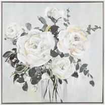 Foto paveikslas 4Living Bouquet Of Flowers White, 60 cm x 60 cm