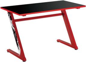 Datorspēļu galds White Shark GD-ZZ-RED, 138 cm x 35 cm, 67.5 cm, melna krās./sarkana krās.