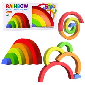 Конструктор Lean Toys Rainbow, многоцветный, 5 шт.
