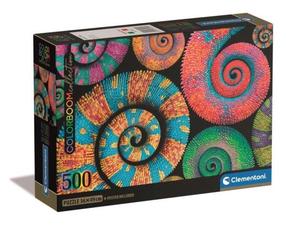 Dėlionė Clementoni Compact Curly Tails 35529, 36 cm x 49 cm, 500 vnt., įvairių spalvų