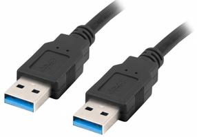 Kaabel Lanberg USB -A M/M USB Type-A, USB Type A, 1 m, must v.
