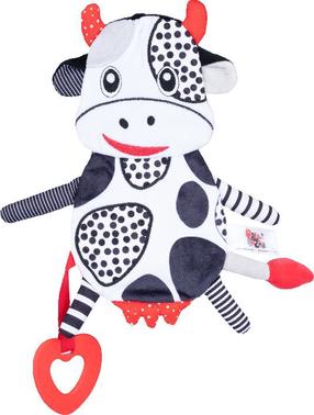 Игрушка для сна, корова Balibazoo, белый цв./черный цв.