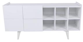 Skapītis Kalune Design Tokyo 811MDD3430, balta krās., 42 cm x 150 cm x 71 cm