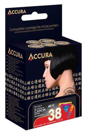 Tintes printera kasetne Accura, zila krās./sarkana krās./dzeltena krās.