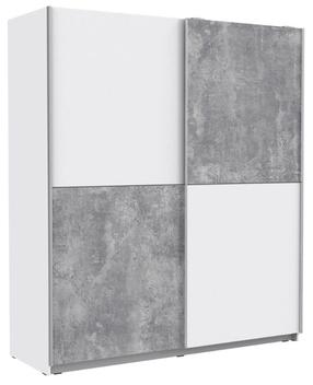 Skapis Forte Winner WNNS822X1-C291, balta krās./pelēka krās., 61 cm x 170 cm x 191 cm
