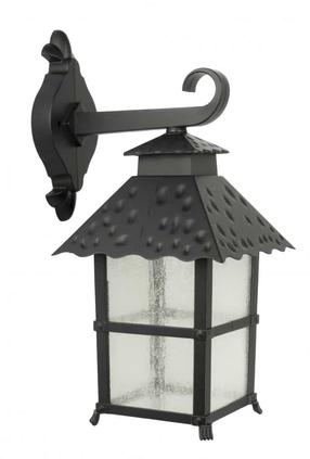 Āra sienas lampa Su-Ma Cadiz, 60W, E27, IP43, melna krās., 18.5 cm x 41 cm