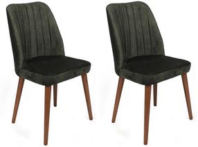 Toolide komplekt Kalune Design Alfa 462 974NMB1636, pähklipuu v./khaki v., 49 cm x 50 cm x 90 cm, 2 tk