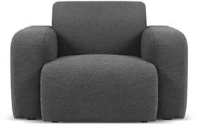 Krėslas Micadoni Home Molino Boucle, tamsiai pilka sp., 105 cm x 95 cm x 72 cm