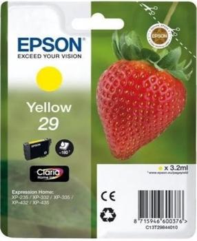Rašalinio spausdintuvo kasetė Epson C13T29844012, geltona sp., 3.2 ml