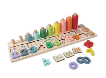 Lavinimo žaislas Gerardo's Toys Math Game, 5 cm, įvairių spalvų, 89 vnt.