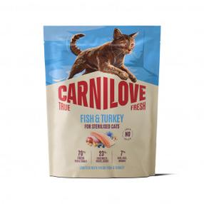 Kuiv kassitoit Carnilove True Fresh Dry Fish&Turkey, 0.4 kg
