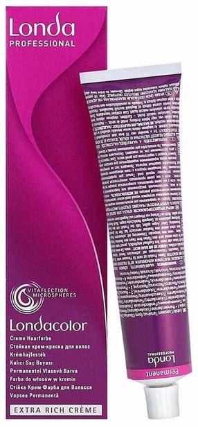 Matu krāsa Londa Professional Professional Londacolor Permanent, light brunette brown copper krās., 5/74, 60 ml