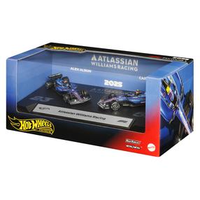 Mänguautode komplekt Mattel Hot Wheels Premium Formula 1 Atlassian Williams JMM98, 1:64, sinine v.