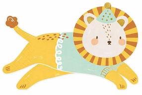 Pabersalvrätikud Party Deco Lion, 16 cm x 10 cm, oranž v., 20 tk
