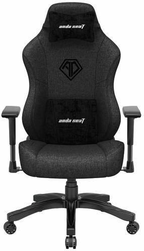 Игровой стул Anda Seat Phantom 3 L, 50 x 52 x 120 - 132 см, темно-серый цв.