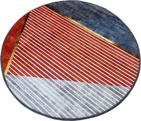 Vonios grindų kilimėlis Foutastic Sante 510CHL1142, įvairių spalvų, 120 cm x 120 cm