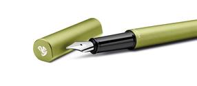 Перьевая ручка Pelikan Ineo, для левшей/для правшей, оливково-зеленый цв.