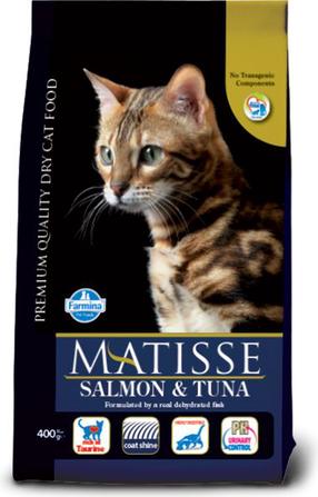Sausā kaķu barība Farmina Pet Foods Matisse Salmon & Tuna, zivs/rīsi, 1.5 kg