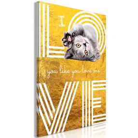 Reprodukcija Artgeist I Love You like You Love Me N9342-S, 20 cm x 30 cm