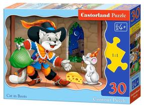 Пазл Castorland Cat in Boots 30 el. B-03730-1, 30 шт.