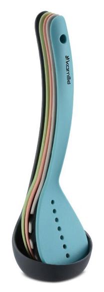 Virtuvės reikmenų rinkinys Kamille KM-5237, 32.5 cm, įvairių spalvų, 5 vnt.