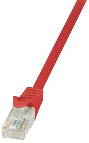 Провод Logilink CAT 5e UTP RJ-45 8P8C, RJ-45 8P8C, 3 м, красный цв.