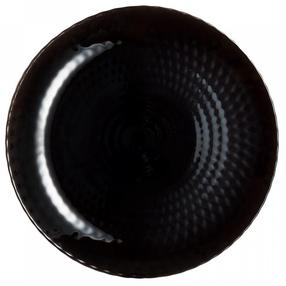 Šķīvis pusdienu Luminarc Pampille Black, Ø 19 cm, melna krās.