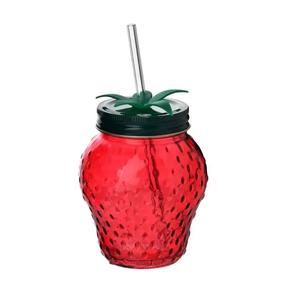 Glāze ar salmiņu Allesken Modern Kitchen, stikls, 0.45 l