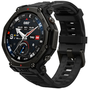 Viedais pulkstenis Amazfit T-Rex 3 Pro 48mm W2443EU1N, melns krās.