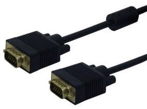 Adapteris Savio VGA, VGA, 1.8 m, melna krās.