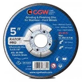 Šlifavimo diskas CGW Razor, 125 mm x 22.23 mm