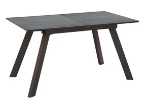 Valgomojo stalas išskleidžiamas Heiko, juodas/pilkas, 140 - 180 cm x 80 cm x 76 cm