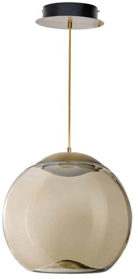 Lampa karināms AZzardo Helena A AZ3341, LED, 3000 °K, 1 x 21 W, caurspīdīga krās. / melna krās.
