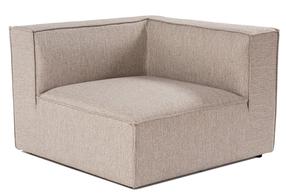 Moduļu dīvāns Atelier Del Sofa Sora, bēša krās., labais, 104 x 96 cm x 70 cm