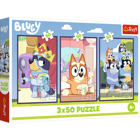 Пазл 3in1 Trefl Bluey Family, 27.5 см x 18 см, 150 шт., многоцветный