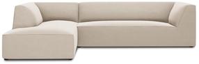 Угловой диван Micadoni Home Ruby 4 Seats, светло-коричневый цв., левый, 273 x 180 см x 69 см