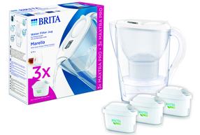 Veefiltrid Brita Marella Memo Maxtra Pro, 2.4 l, läbipaistev v./valge v.