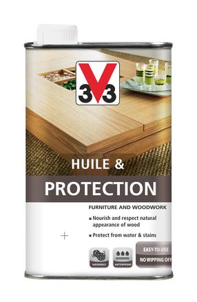 Mööbliõli V33 Huile & Protection, teak v., 0.5 l