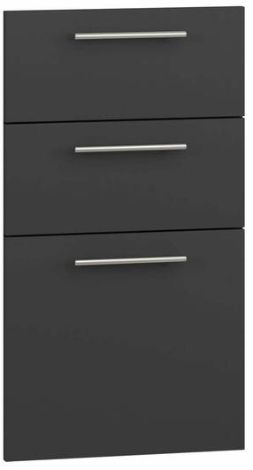 Spintelės fasadas, virtuvės spintelės priekiui Vento D3S_H-40/82, 35.5 cm x 39.6 cm, antracito sp.
