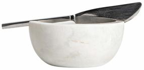 Масленка Homla Marble, белый цв.