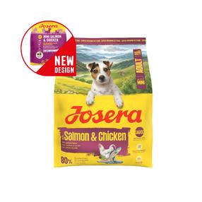 Сухой корм для собак Josera Mini Adult, курица/лосось, 0.9 кг