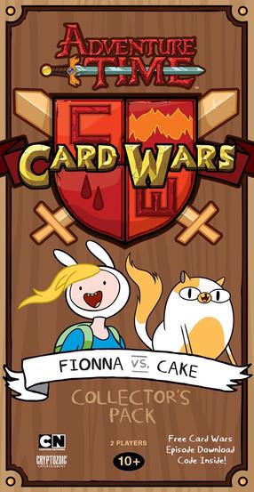 Galda spēle Cryptozoic Entertainment Adventure Time Card Wars: Fionna vs Cake, EN