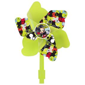 Vējdzirnavas Disney Mickey, plastmasa, zaļa krās./daudzkrāsaina